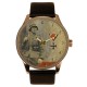 The Iron Cross German Infantry Wehrmacht  Vintage Art Retro Solid Copper Collectible Watch