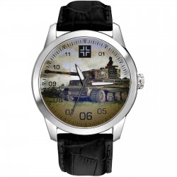 WW2 Germany Wehrmacht Tank Commander Panzer Military Art Solid Brass Wrist Watch