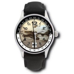 Me-262 Messerschmitt  "Schwalbe"  Luftwaffe WW-II Germany Commemorative Art 40 mm Wrist Watch